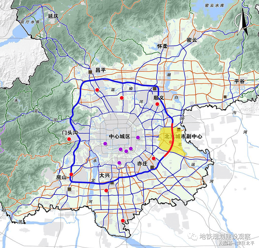 北京大外环最新规划图揭秘，城市发展的宏伟蓝图与未来展望